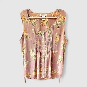 AMERICAN Rag Plus Size Floral Sleeveless Tank Top 2X
